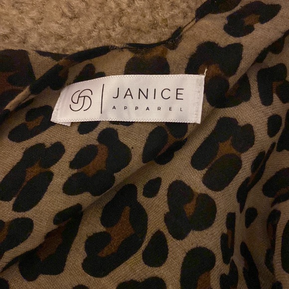 Leopard Print Pink Highlights Long Cover-up - Picture 6 of 11